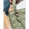 Dior Small Lady Dior My ABCDior Bag in Ethereal Green Lambskin 610