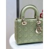 Dior Small Lady Dior My ABCDior Bag in Ethereal Green Lambskin 610