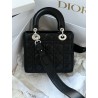 Dior Small Lady Dior My ABCDior Bag in Noir Lambskin 685