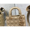 Dior Small Lady Dior My ABCDior Bag in Sand Lambskin 747