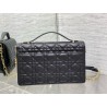 Dior Miss Dior Top Handle Bag in Black Cannage Lambskin 354