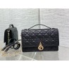 Dior Miss Dior Top Handle Bag in Black Cannage Lambskin 354