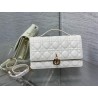 Dior Miss Dior Top Handle Bag in White Cannage Lambskin 835