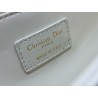 Dior Miss Dior Top Handle Bag in White Cannage Lambskin 835