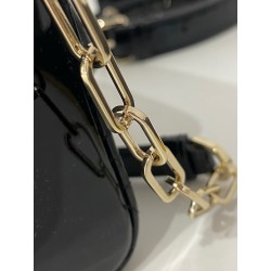 Dior Lady D-Joy Small Bag in Black Patent Calfskin 045