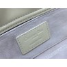 Dior Lady D-Joy Small Bag in White Patent Calfskin 099