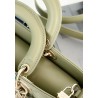 Dior Lady D-Joy Medium Bag In Ethereal Green Cannage Lambskin 205