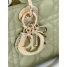 Dior Lady D-Joy Medium Bag In Ethereal Green Cannage Lambskin 205