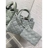 Dior Toujours Medium Bag in Beige Macrocannage Calfskin 158