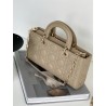 Dior Lady D-Joy Medium Bag In Sand Cannage Lambskin 192