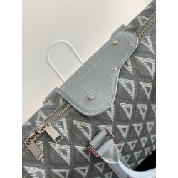 Dior Lingot Briefcase in Grey CD Diamond Canvas 576