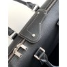 Dior Lingot Briefcase in Black Grained Calfskin 641