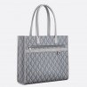 Dior Safari Tote Bag in Grey CD Diamond Canvas 753