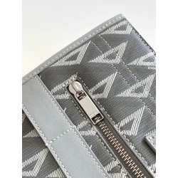 Dior Safari Tote Bag in Grey CD Diamond Canvas 753