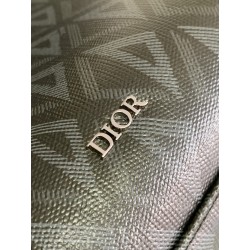 Dior Safari Tote Bag in Black CD Diamond Canvas 789