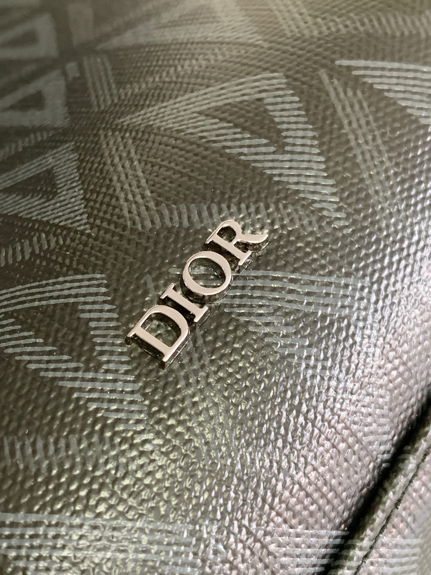 Dior Safari Tote Bag in Black CD Diamond Canvas 789