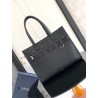 Dior Safari Tote Bag in Black Grained Calfskin 824