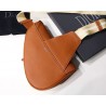 Dior Men's Saddle Belt Bag In Brown Grained Calfskin 546