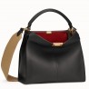 Fendi Black Peekaboo X Lite Regular Bag 957