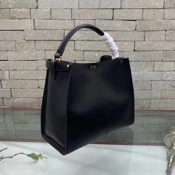 Fendi Black Peekaboo X Lite Regular Bag 957