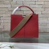 Fendi Red Peekaboo X Lite Regular Bag 231