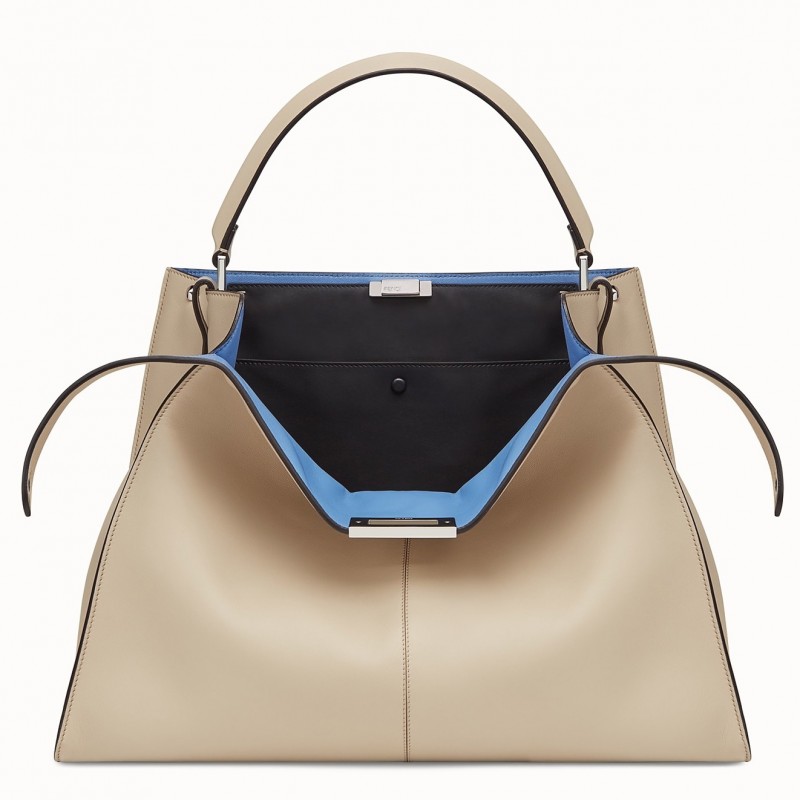 Fendi Beige Peekaboo X Lite Large Bag 644