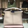 Fendi White Peekaboo X Lite Large Bag 049