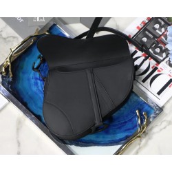 Dior Saddle Bag In Black Ultra Matte Leather 910