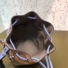 Fendi Mon Tresor Mini Bucket Braided Bag In Brown Calfskin 681