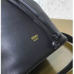 Fendi Small Mon Tresor Bucket Bag In Black Calfskin 810