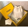 Fendi Small Mon Tresor Bucket Bag In White Calfskin 661