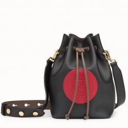 Fendi Small Mon Tresor Red Circle Logo Bag 934