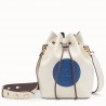 Fendi Small Mon Tresor Blue Circle Logo Bag 962