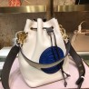 Fendi Small Mon Tresor Blue Circle Logo Bag 962