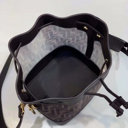 Fendi Mon Tresor Small Bucket Bag In Tech Mesh 139