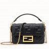 Fendi Black FF Motif Mini Baguette Bag 183