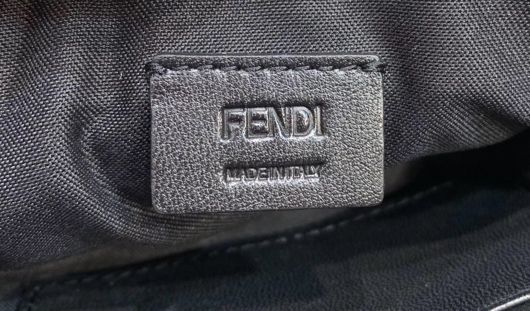 Fendi Black FF Motif Mini Baguette Bag 183