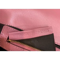 Fendi Pink FF Motif Medium Baguette Bag 458