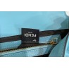 Fendi Pale Blue FF Motif Large Baguette Bag 942