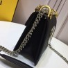 Fendi Small Kan I F Bag In Black Calfskin 442