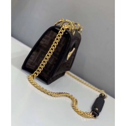 Fendi Kan I F Shoulder Bag In Tech Mesh 496