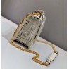 Fendi Small Kan I F Bag In White Transparent PU 555