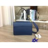 Fendi Kan I F Shoulder Bag In Blue Calfskin 569