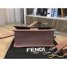 Fendi Kan I F Shoulder Bag In Pink Calfskin 612