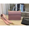 Fendi Kan I F Shoulder Bag In Pink Calfskin 612