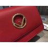 Fendi Kan I F Shoulder Bag In Red Calfskin 627