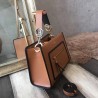 Fendi Small Runaway Bag In Camarel Calfskin Leather 621