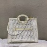 Fendi White Large PU Runaway Shopper Bag 329