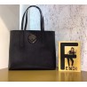 Fendi Black Leather Logo Shopper Bag 764