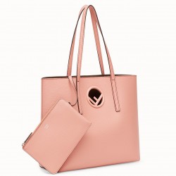 Fendi Pink Kan I F Logo Shopper Bag 790